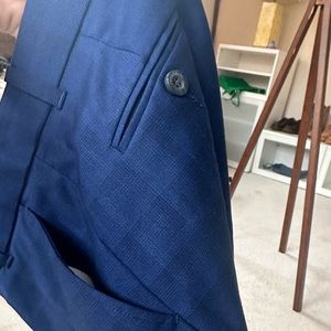 Tommy Hilfigwr Boys THFlex Dress Pant Size 14 Navy Plaid‎